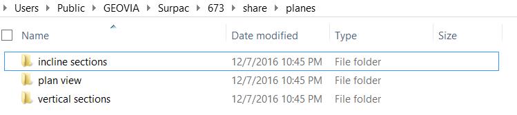 Copying Planes in GEOVIA Surpac