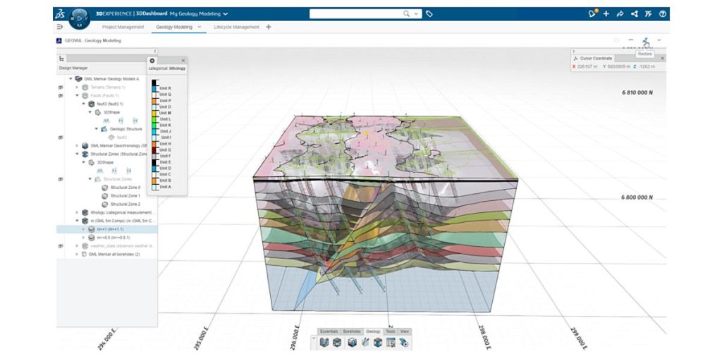 Mining professionals collaborating on digital platforms with real-time data